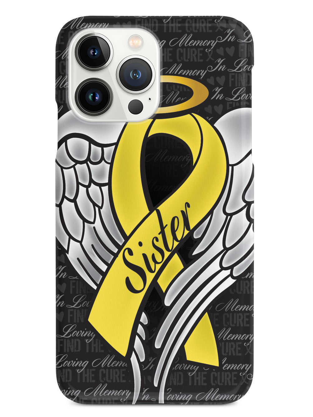 In Loving Memory of My Sister - Yellow Ribbon Case
