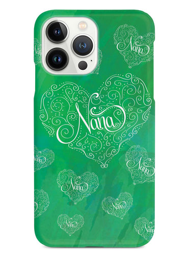 Nana Doodle Heart - Green Case