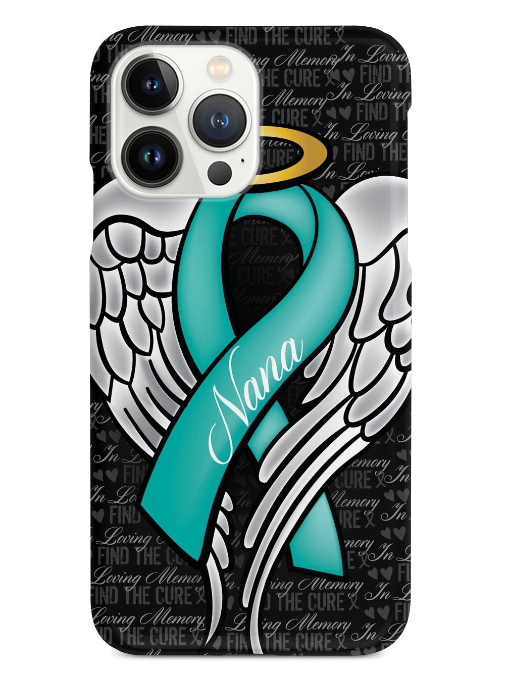 In Loving Memory of My Nana - Teal Ribbon Case