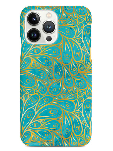 Gold and Turquoise Pattern Case