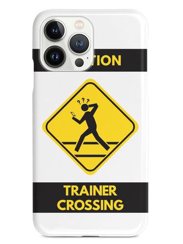 Caution Trainer Crossing - White Case
