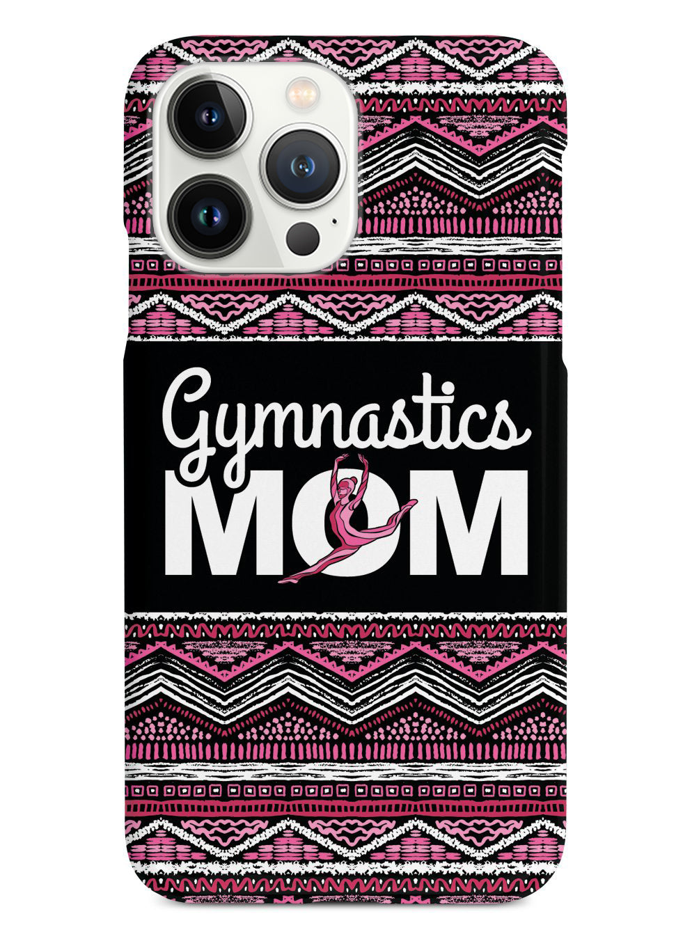 Pink Gymnastics Mom - Black Case