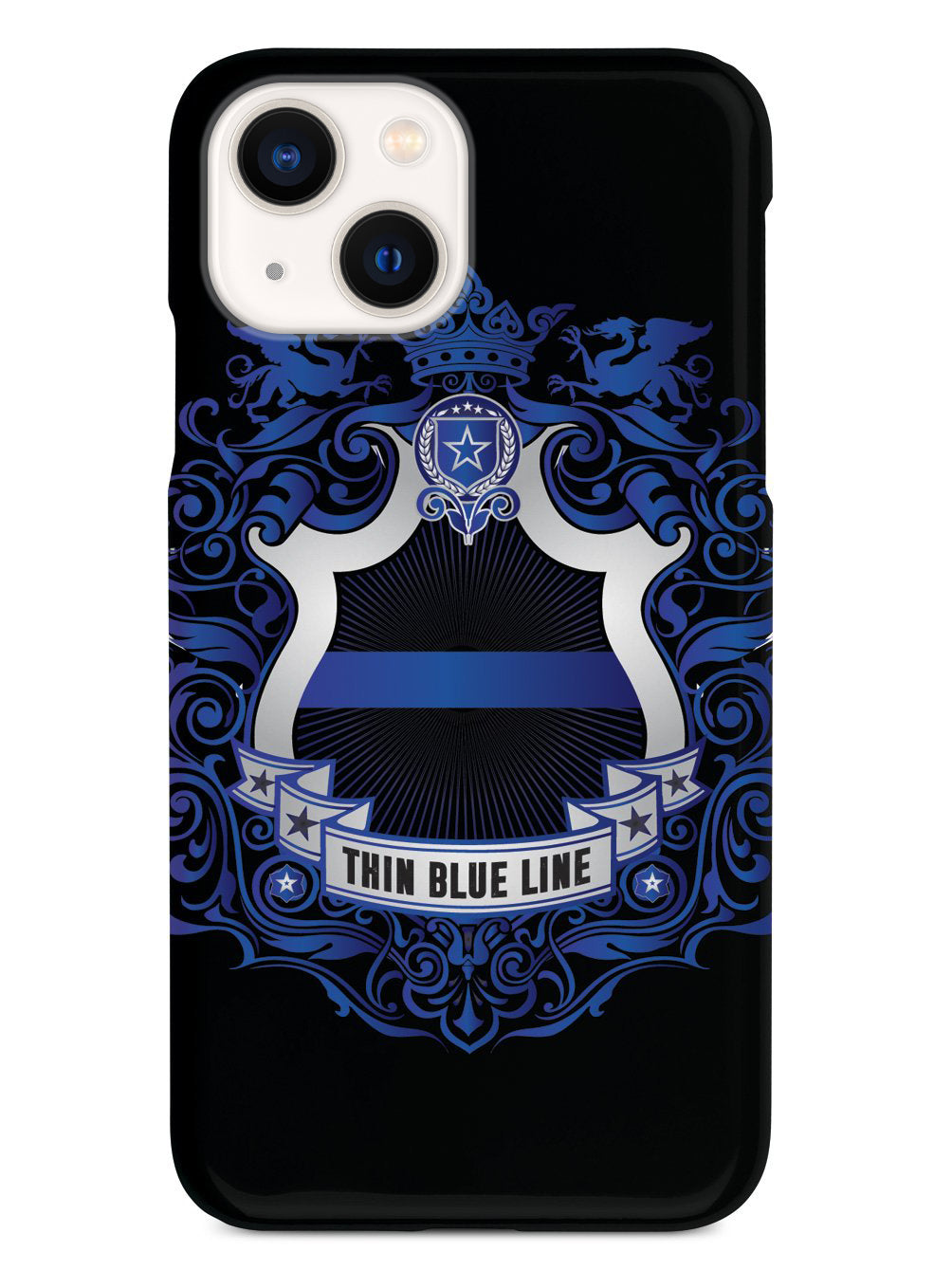 Thin Blue Line - Family Crest - Black Case