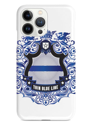 Thin Blue Line - Family Crest - White Case