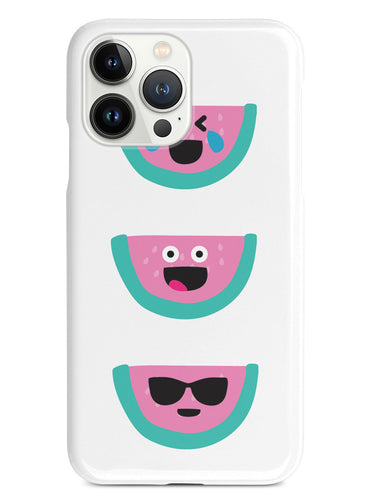 Watermelon Emojis - Teal and Pink Case