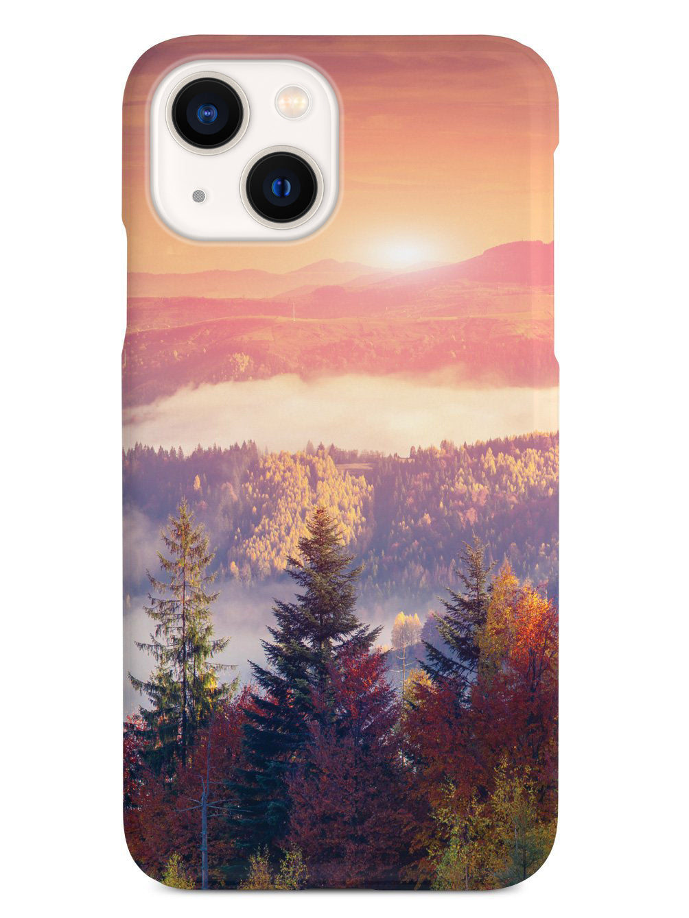Autumn Trees and Sunset Case