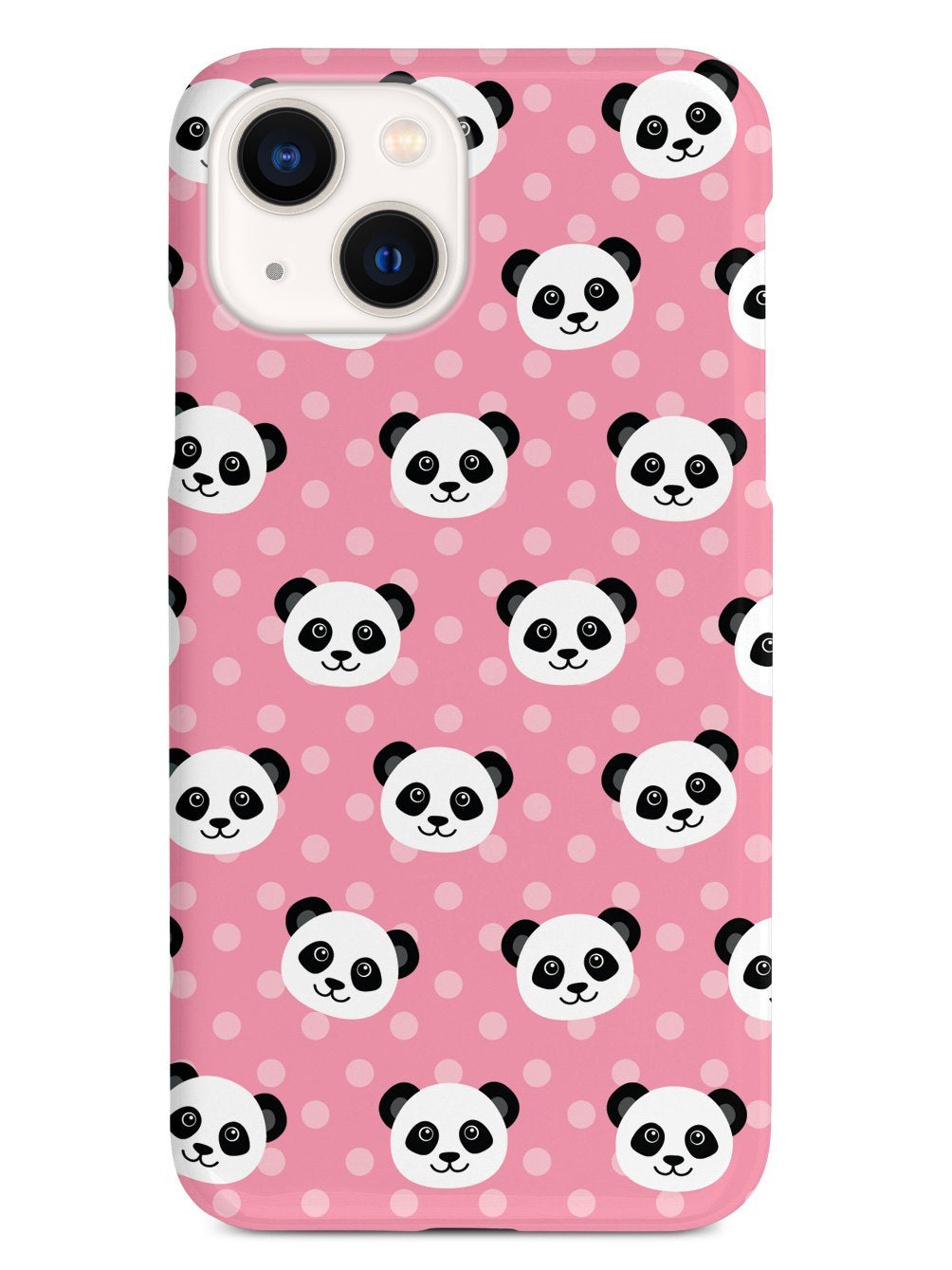 Cute Panda Pattern - Pink Polka Dots Case