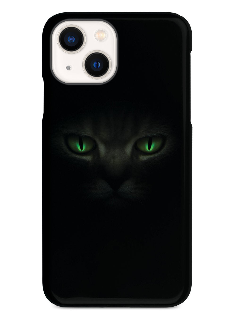Black Cat with Green Eyes Case