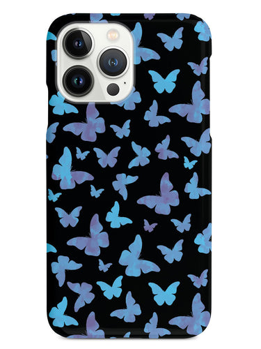 Blue Butterflies - Black Case