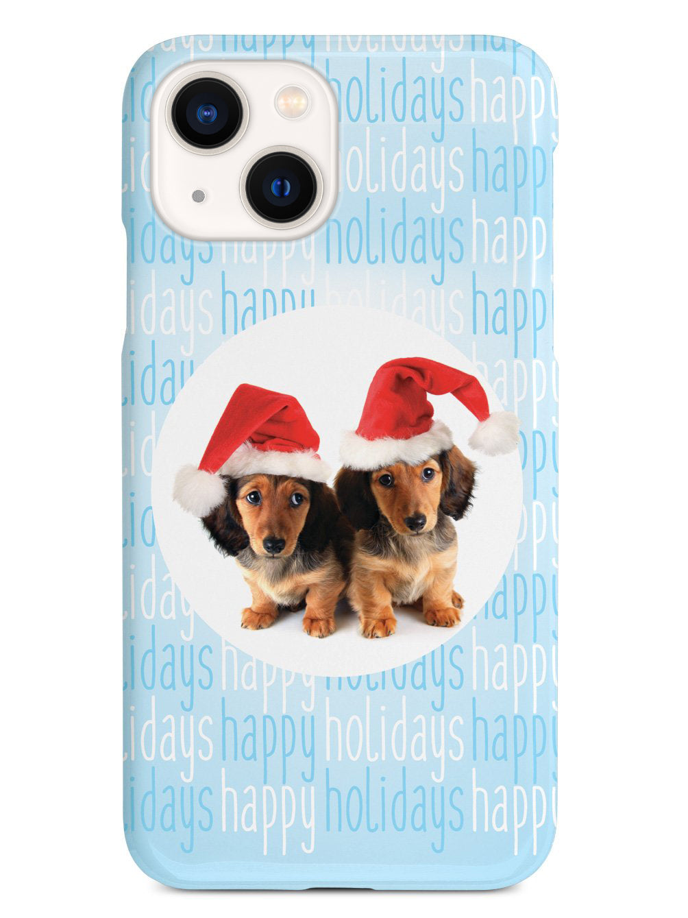 Weiner Dogs - Happy Holiday Dachshunds Case