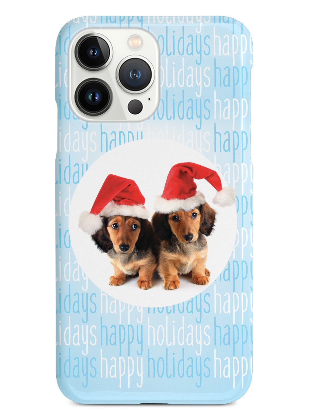 Weiner Dogs - Happy Holiday Dachshunds Case