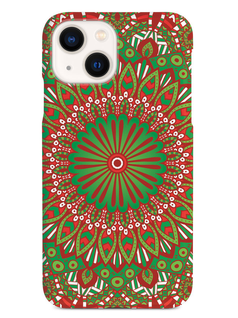 Christmas Mandala Design - White Case