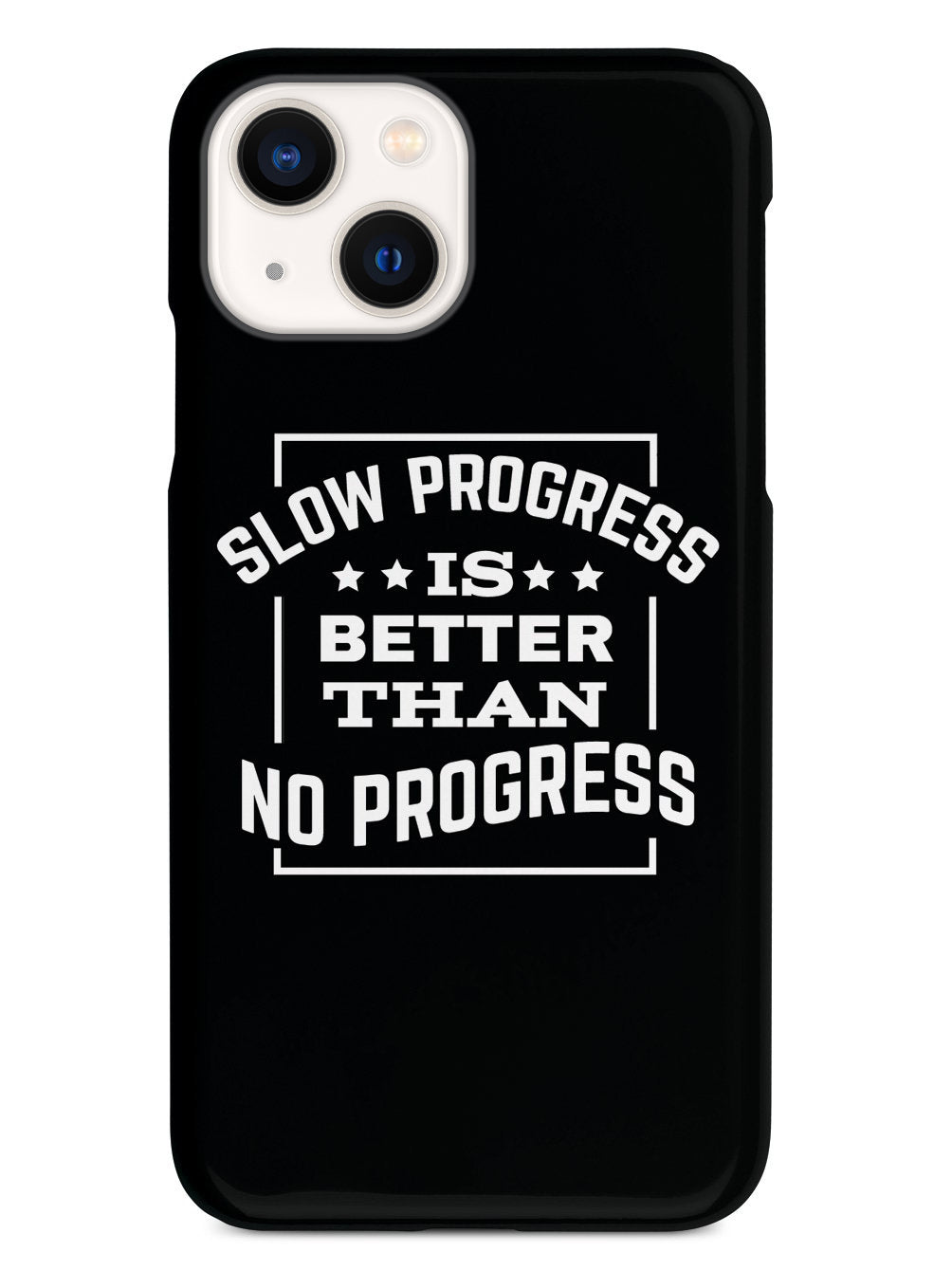 Slow Progress is Better than No Progress - Black Case