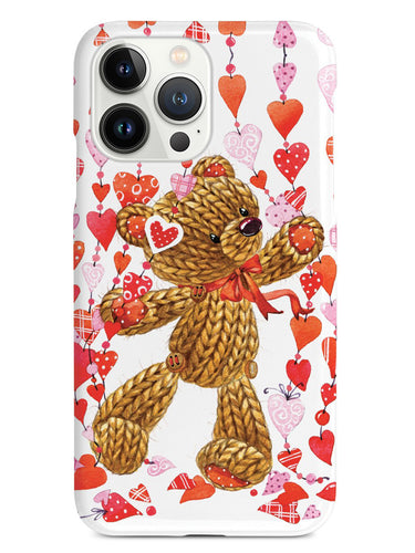 Valentine Teddy Bear Hearts Case