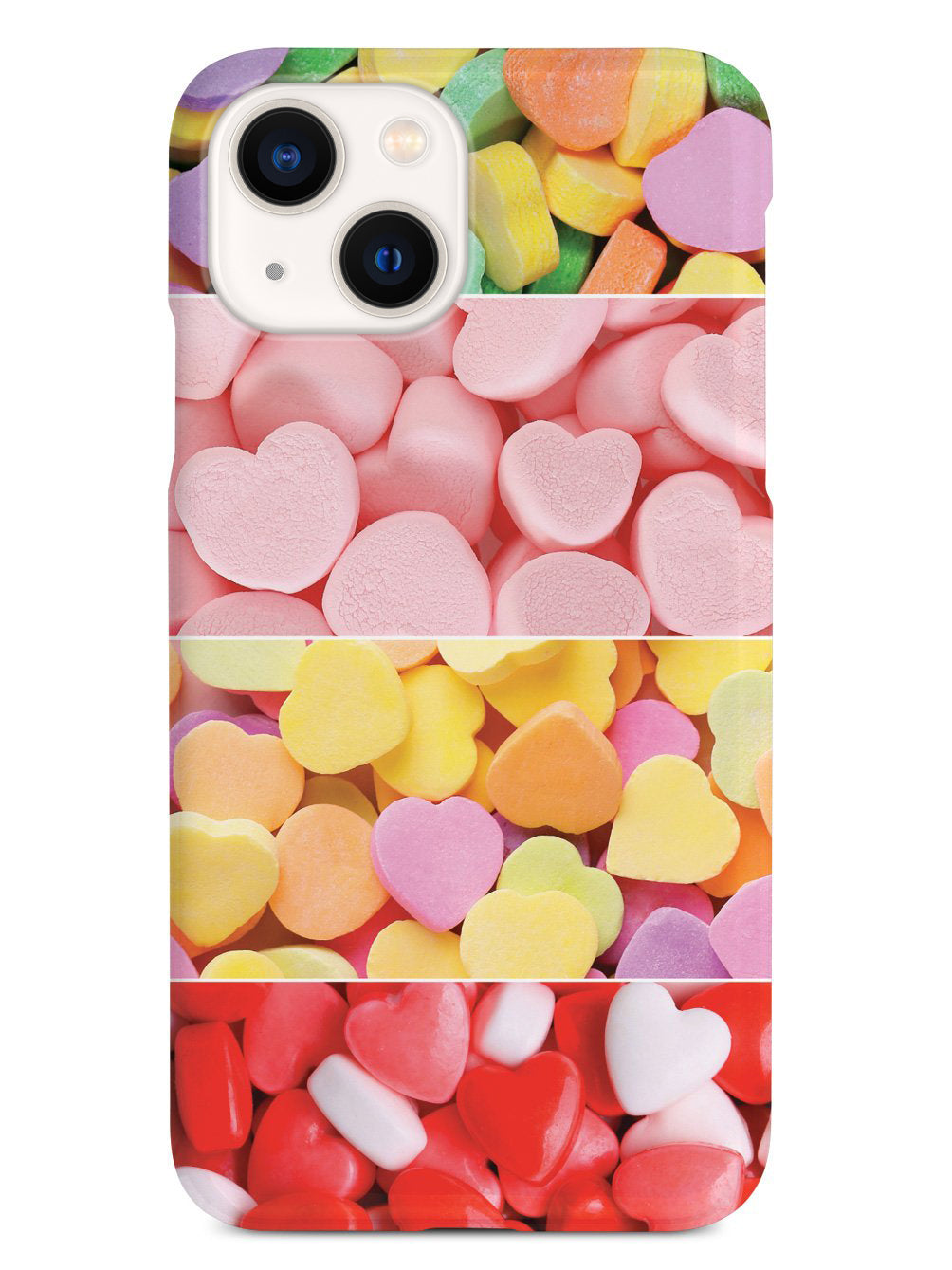 Variety of Candy Hearts Case