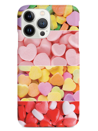 Variety of Candy Hearts Case