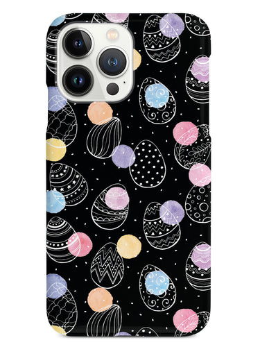 Easter Egg Pattern - Black Case
