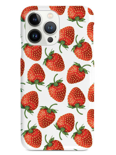 Strawberry Pattern - White Case