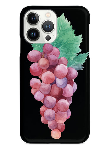 Red Grapes Watecolor - Black Case