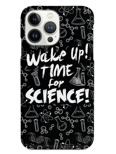 WAKE UP! Time For Science! - Black Case