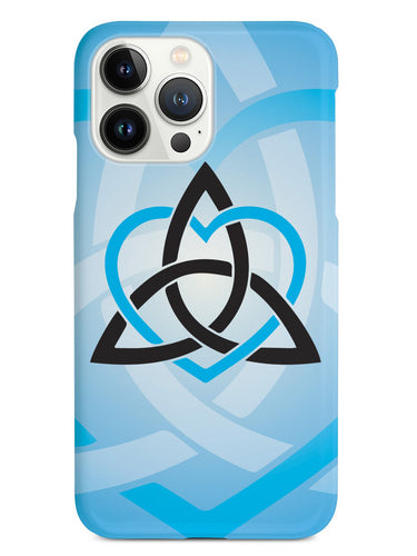 Celtic Sisters Knot - Light Blue - White Case