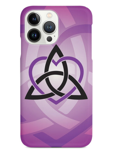 Celtic Sisters Knot - Purple - White Case