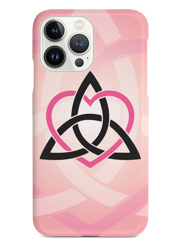 Celtic Sisters Knot - Pink - White Case