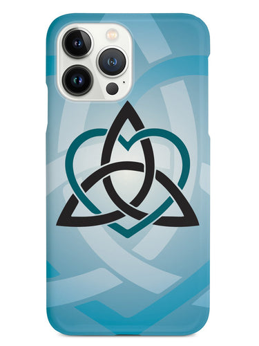 Celtic Sisters Knot - Teal - White Case