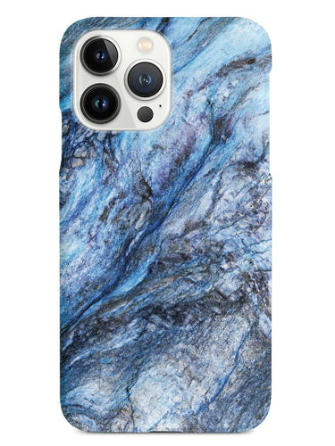Textured Rough Blue Marble Case