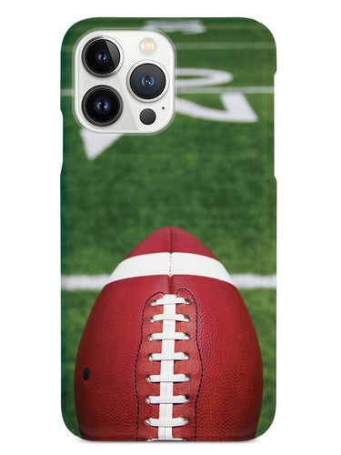 American Football with Yard Lines Beyond Case