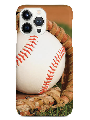 Baseball in Glove on the Field Case