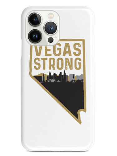 Vegas Strong - Nevada and City Silhouette - White Case