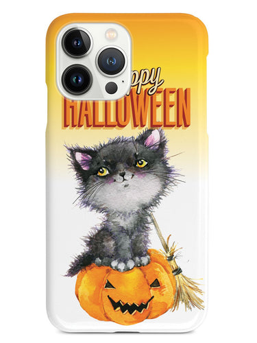 Happy Halloween - Cute Watercolor Cat Case