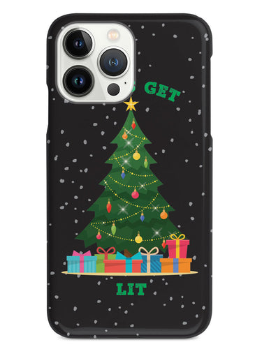 Christmas - Let's Get Lit - Black Case