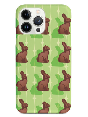 Green Chocolate Bunny - White Case