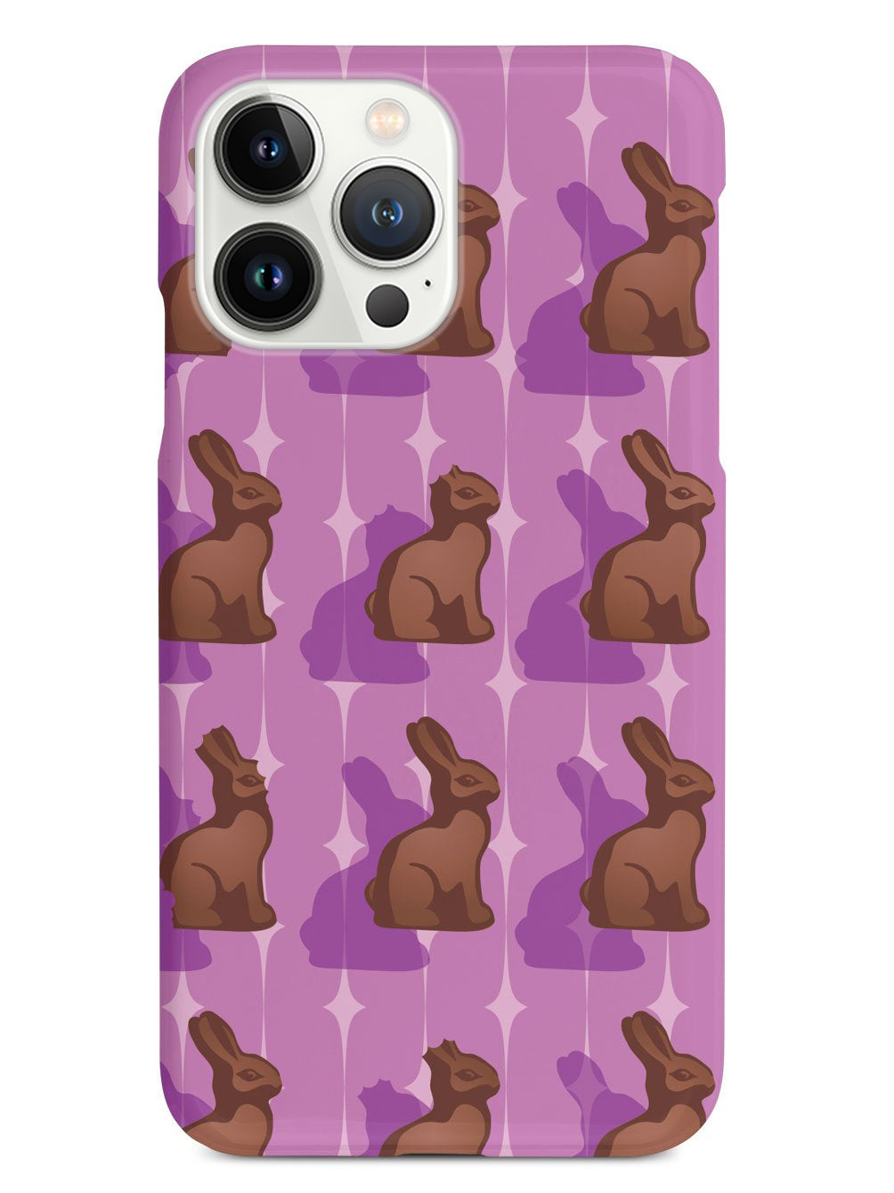 Purple Chocolate Bunny - Black Case