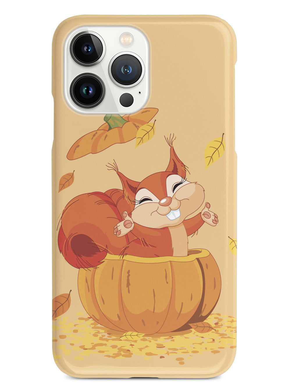 Pumpkin Squirrel - White Case