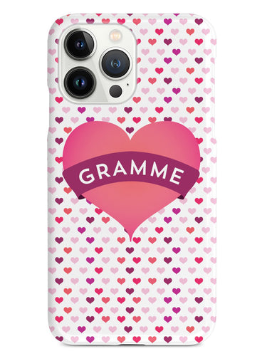 Gramme Heart for Grandma Case