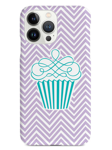 Cupcake Design with Chevron Pattern Case